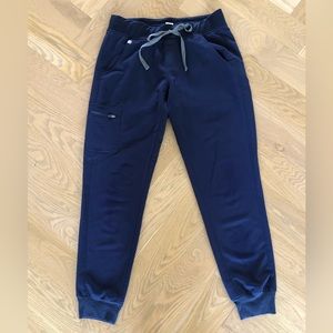 Figs Technical Collection navy zamora jogger scrubs pants size SM
